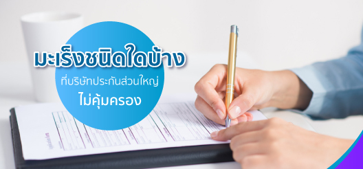 โรคมะเร็งที่ถูกตรวจพบระหว่างระยะเวลารอคอยเป็นมะเร็งที่ประกันส่วนใหญ่ไม่คุ้มครอง
